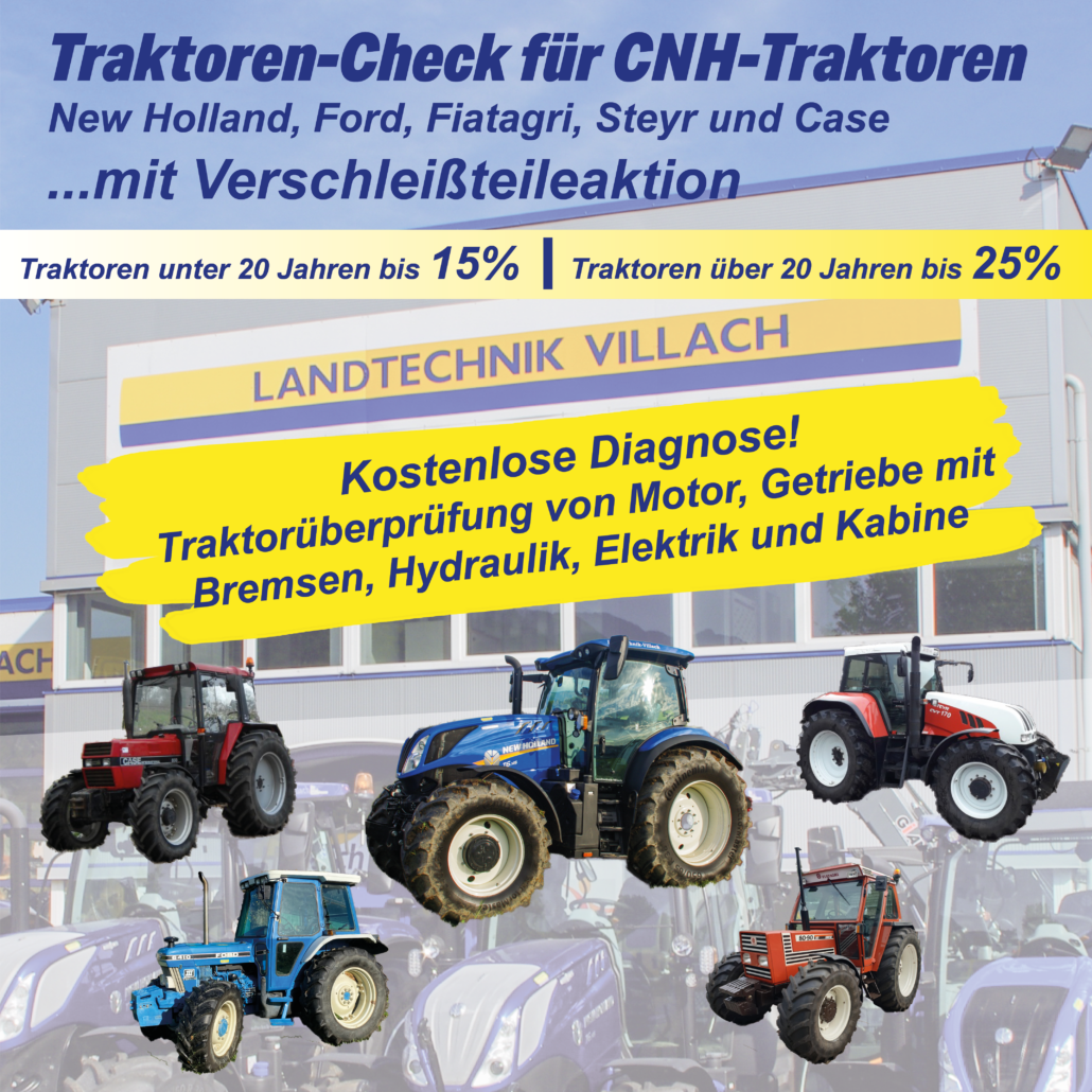 Traktoren-Check für CNH-Traktoren